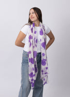Violet Rose Cashmere Scarf