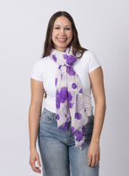 Violet Rose Cashmere Scarf