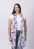 Blue Bird Cashmere Scarf