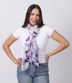 Blue Bird Cashmere Scarf