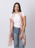 Mira Cashmere Scarf — Rose Clay