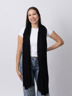 Black Cashmere Scarf