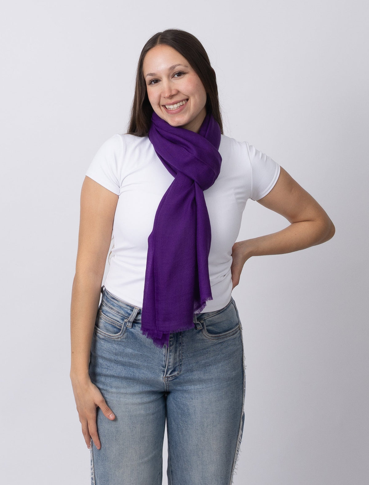 Deep Violet Cashmere