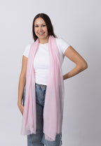Blush Pink Cashmere Scarf