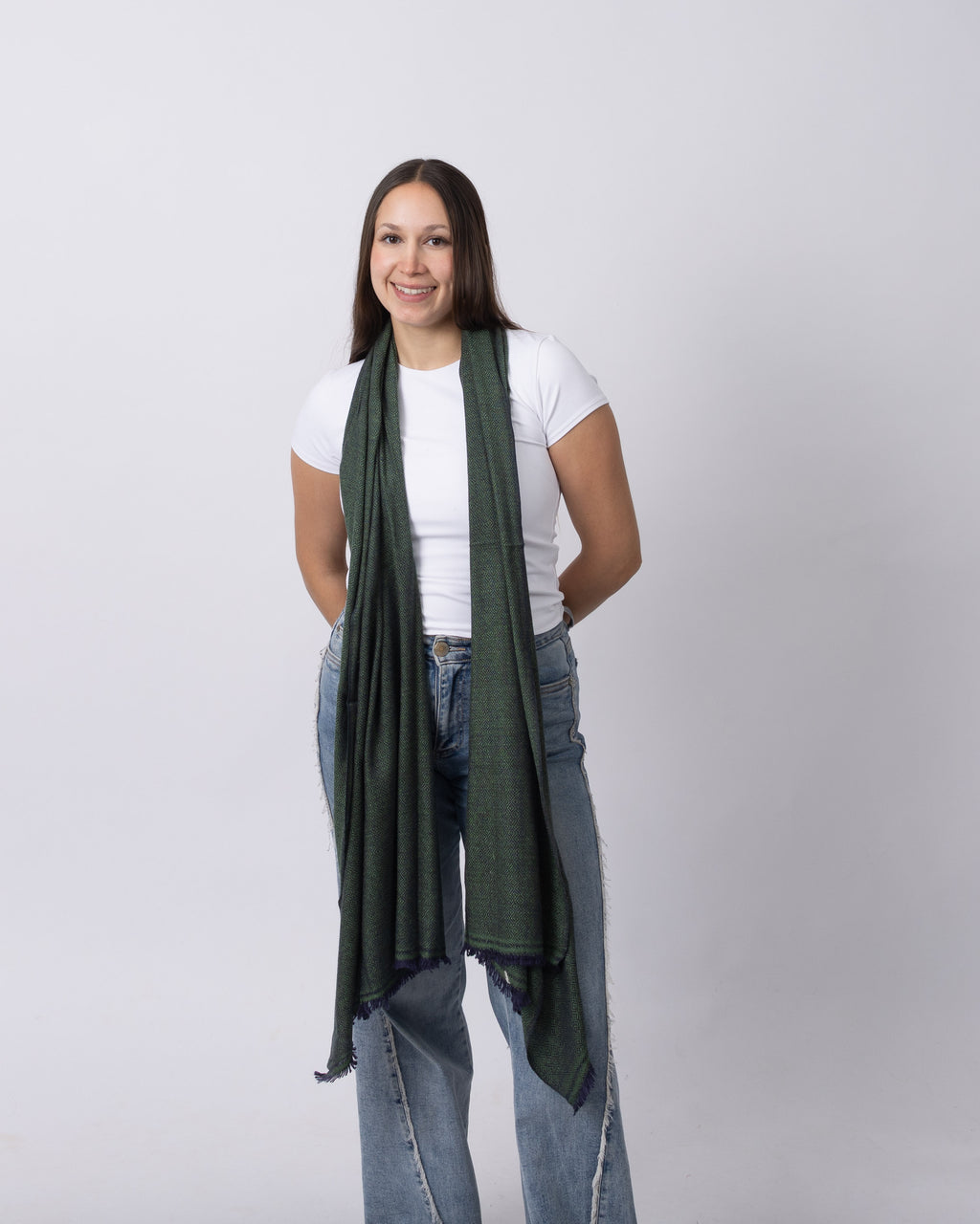 Forest Green Diamond Cashmere