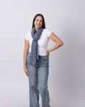 Light Denim Blue Diamond Cashmere