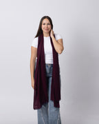 Merlot Diamond Cashmere Scarf