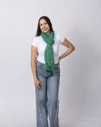Emerald Green Cashmere Scarf
