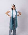 Dusty Teal Cashmere Scarf