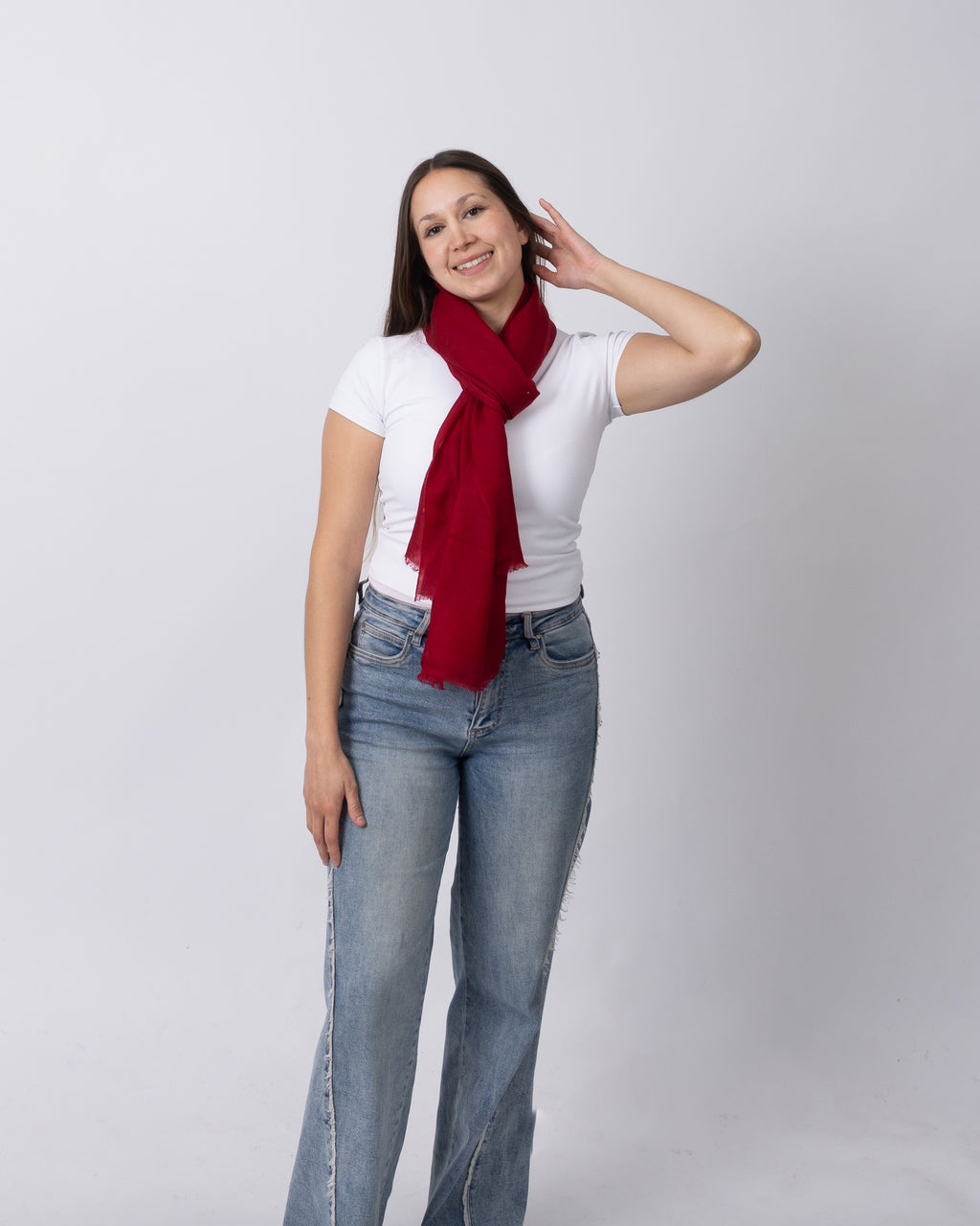 Crimson Red Cashmere