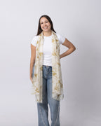 Olive Bird Cashmere Scarf