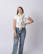 Olive Bird Cashmere Scarf